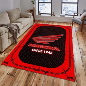 Honda Motorcycle Rug, All Over Print Carpet For Honda Motorcycle Lovers CAR15203142531 - Red