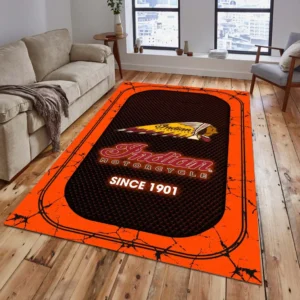 Indian Motorcycle Rug, All Over Print Carpet For Indian Motorcycle Lovers CAR15203142536 - Orange