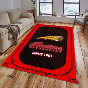 Indian Motorcycle Rug, All Over Print Carpet For Indian Motorcycle Lovers CAR15203142536 - Red