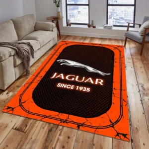 Jaguar Cars Rug, All Over Print Carpet For Jaguar Cars Lovers CAR15203142539 - Orange