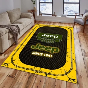Jeep Rug, All Over Print Carpet For Jeep Lovers CAR15203142541 - Yelloư