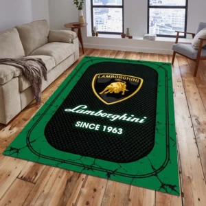 Lamborghini Rug, All Over Print Carpet For Lamborghini Lovers CAR15203142544 - Green