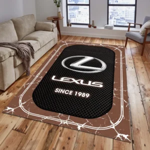 Lexus Rug, All Over Print Carpet For Lexus Lovers CAR15203142546 - Brown