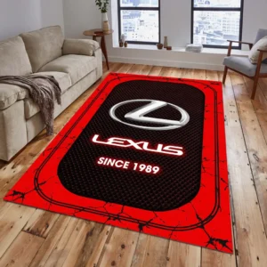 Lexus Rug, All Over Print Carpet For Lexus Lovers CAR15203142546 - Red