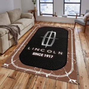 Lincoln Rug, All Over Print Carpet For Lincoln Lovers CAR15203142547 - Brown