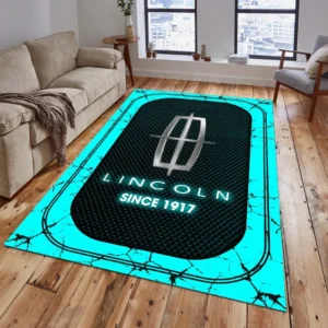 Lincoln Rug, All Over Print Carpet For Lincoln Lovers CAR15203142547 - Cyan