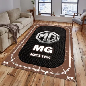 MG Car Rug, All Over Print Carpet For MG Car Lovers CAR15203142555 - Brown