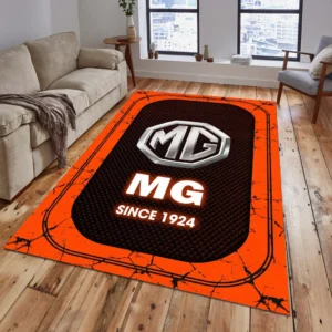 MG Car Rug, All Over Print Carpet For MG Car Lovers CAR15203142555 - Orange