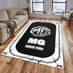 MG Car Rug, All Over Print Carpet For MG Car Lovers CAR15203142555 - White