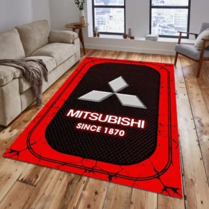 Mitsubishi Rug, All Over Print Carpet For Mitsubishi Lovers CAR15203142558 - Red