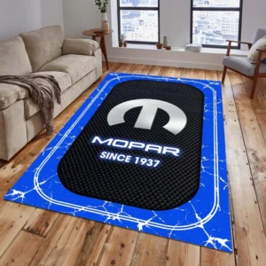 Mopar Rug, All Over Print Carpet For Mopar Lovers CAR15203142559 - Blue
