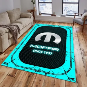 Mopar Rug, All Over Print Carpet For Mopar Lovers CAR15203142559 - Cyan