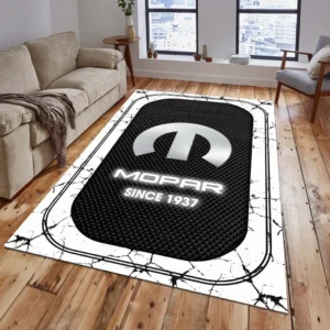 Mopar Rug, All Over Print Carpet For Mopar Lovers CAR15203142559 - White