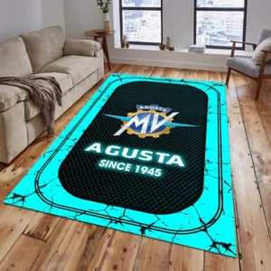MV Agusta Rug, All Over Print Carpet For MV Agusta Lovers CAR15203142561 - Cyan