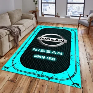 Nissan Rug, All Over Print Carpet For Nissan Lovers CAR15203142562 - Cyan