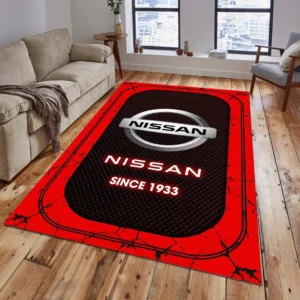 Nissan Rug, All Over Print Carpet For Nissan Lovers CAR15203142562 - Red