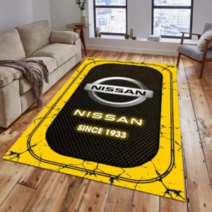 Nissan Rug, All Over Print Carpet For Nissan Lovers CAR15203142562 - Yelloư