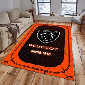 Peugeot Rug, All Over Print Carpet For Peugeot Lovers CAR15203142565 - Orange
