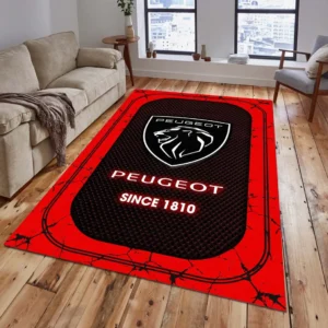 Peugeot Rug, All Over Print Carpet For Peugeot Lovers CAR15203142565 - Red
