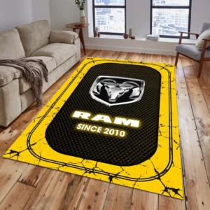 Ram Truck Rug, All Over Print Carpet For Ram Truck Lovers CAR15203142568 - Yelloư
