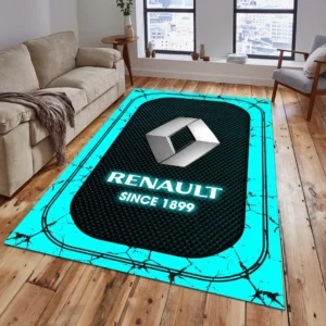 Renault Rug, All Over Print Carpet For Renault Lovers CAR15203142569 - Cyan