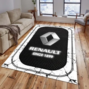 Renault Rug, All Over Print Carpet For Renault Lovers CAR15203142569 - White