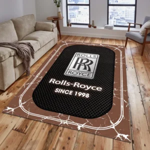 Rolls Royce Rug, All Over Print Carpet For Rolls Royce Lovers CAR15203142570 - Brown