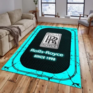 Rolls Royce Rug, All Over Print Carpet For Rolls Royce Lovers CAR15203142570 - Cyan