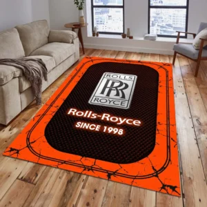 Rolls Royce Rug, All Over Print Carpet For Rolls Royce Lovers CAR15203142570 - Orange