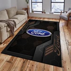Ford Rug, Living Room Carpet For Ford Fan CAR182031525001 - Brown