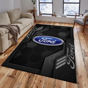 Ford Rug, Living Room Carpet For Ford Fan CAR182031525001 - Gray