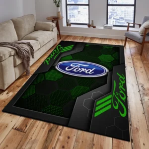 Ford Rug, Living Room Carpet For Ford Fan CAR182031525001 - Green