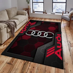 Audi Rug, Living Room Carpet For Audi Fan CAR182031525002 - Red