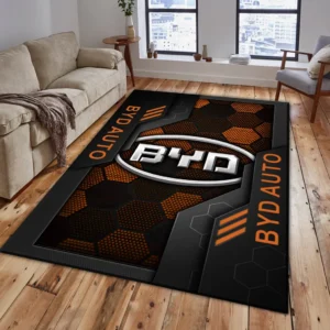 BYD Auto Rug, Living Room Carpet For BYD Auto Fan CAR182031525015 - Orange