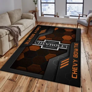 Chevy bowtie Rug, Living Room Carpet For Chevy bowtie Fan CAR182031525016 - Orange