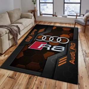 Audi R8 Rug, Living Room Carpet For Audi R8 Fan CAR182031525019 - Orange