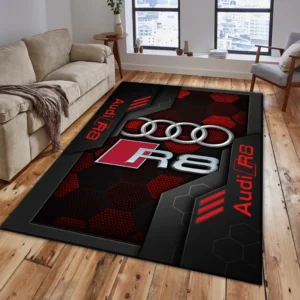 Audi R8 Rug, Living Room Carpet For Audi R8 Fan CAR182031525019 - Red