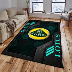 Lotus Car Rug, Living Room Carpet For Lotus Car Fan CAR182031525021 - Cyan