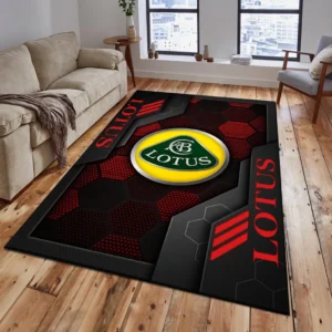 Lotus Car Rug, Living Room Carpet For Lotus Car Fan CAR182031525021 - Red