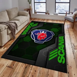 Scania Rug, Living Room Carpet For Scania Fan CAR182031525025 - Green