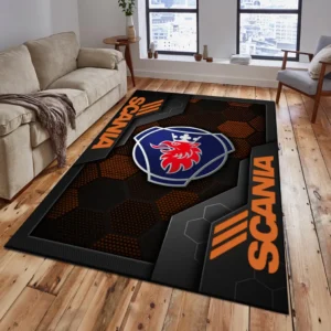 Scania Rug, Living Room Carpet For Scania Fan CAR182031525025 - Orange