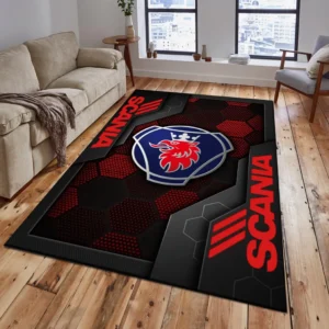 Scania Rug, Living Room Carpet For Scania Fan CAR182031525025 - Red