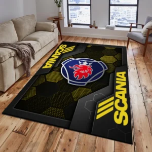 Scania Rug, Living Room Carpet For Scania Fan CAR182031525025 - Yellow