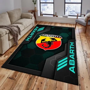 Abarth Rug, Living Room Carpet For Abarth Fan CAR182031525028 - Cyan