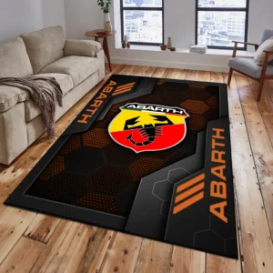 Abarth Rug, Living Room Carpet For Abarth Fan CAR182031525028 - Orange