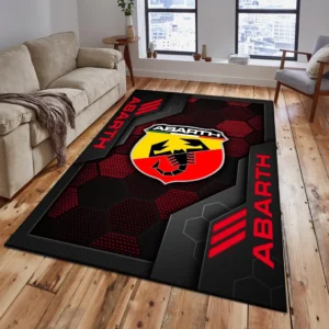 Abarth Rug, Living Room Carpet For Abarth Fan CAR182031525028 - Red