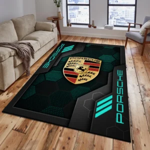 Porsche Rug, Living Room Carpet For Porsche Fan CAR182031525030 - Cyan