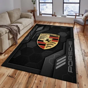 Porsche Rug, Living Room Carpet For Porsche Fan CAR182031525030 - Gray