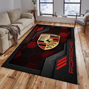 Porsche Rug, Living Room Carpet For Porsche Fan CAR182031525030 - Red