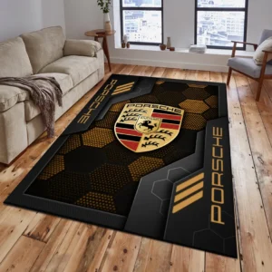 Porsche Rug, Living Room Carpet For Porsche Fan CAR182031525030 - Yellow